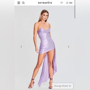 Retrofete Daniele Dress $575 XS New With Tags